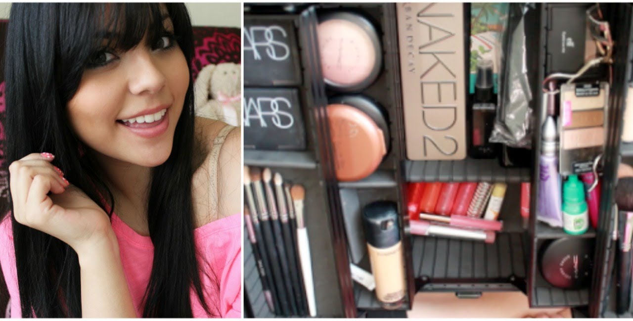 What's In My Makeup Train Case + Organizing Tips!