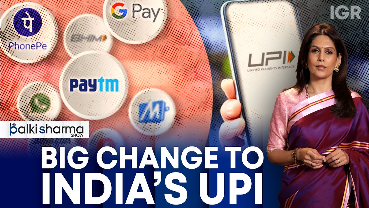 UPI: Индия вводит комиссию 0,4% на платежи свыше ₹2000 | The Palki Sharma Show | IGR | India Glob...