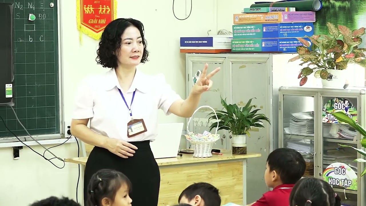 Tiết dạy minh họa môn Tiếng Việt lớp 1 của cô giáo Nguyễn Thị Chính - Trường Tiểu học Việt Đoàn