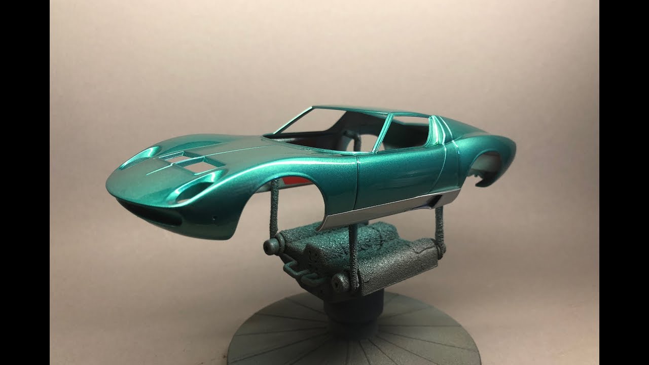 Хасегава: Lamborghini Miura P400 SV Часть 1