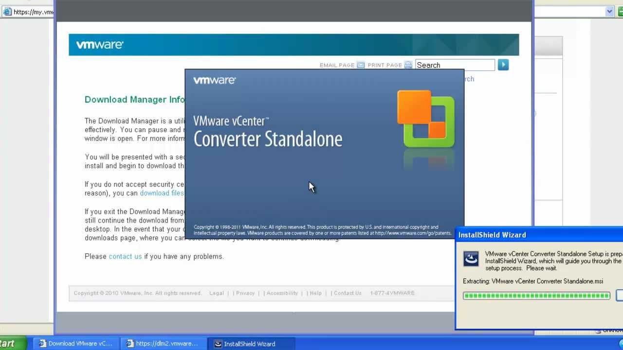 Converting a physical machine into a virtual machine using Converter Standalone KB2005129