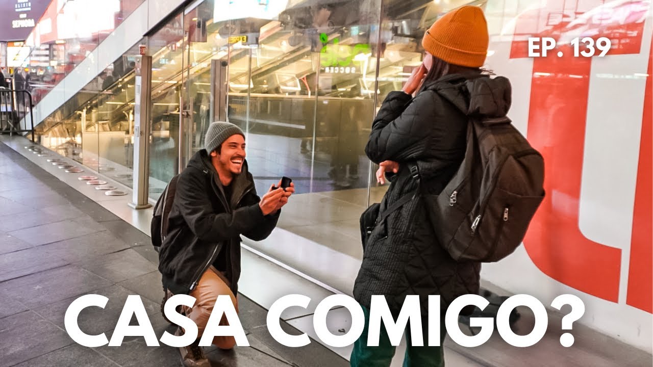 FUI PEDIDA EM CASAMENTO NA TIMES SQUARE (!!!). EP. 139