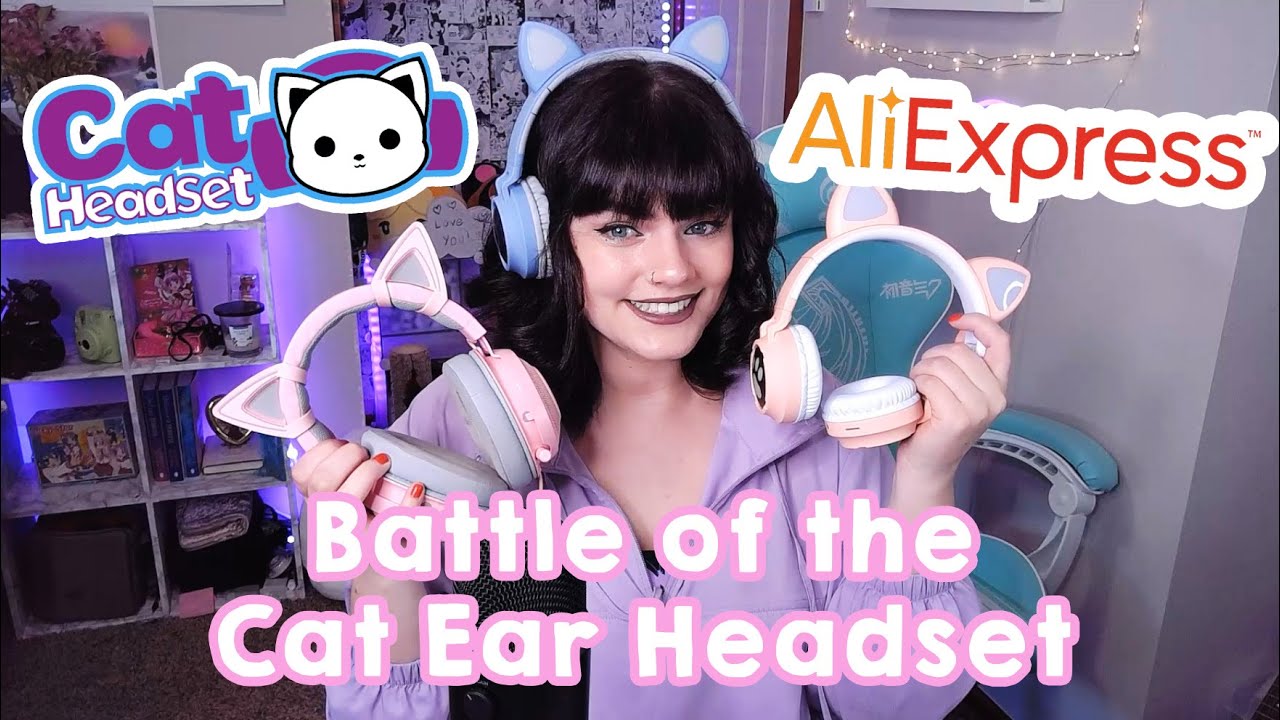 CatHeadset VS Aliexpress Cat Ear Headphones 🐈 Review and Comparison