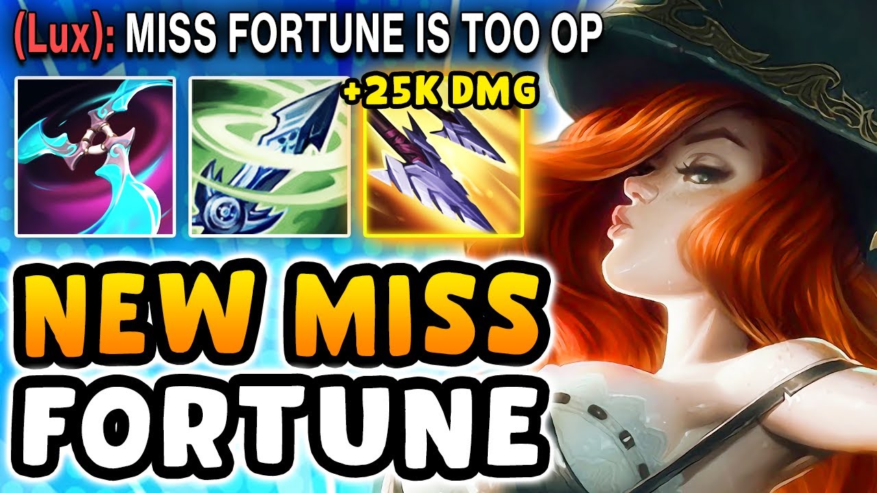 New items on Miss Fortune feel like you're HACKING...(25k DMG 1 item, no cooldowns, 100% crit)