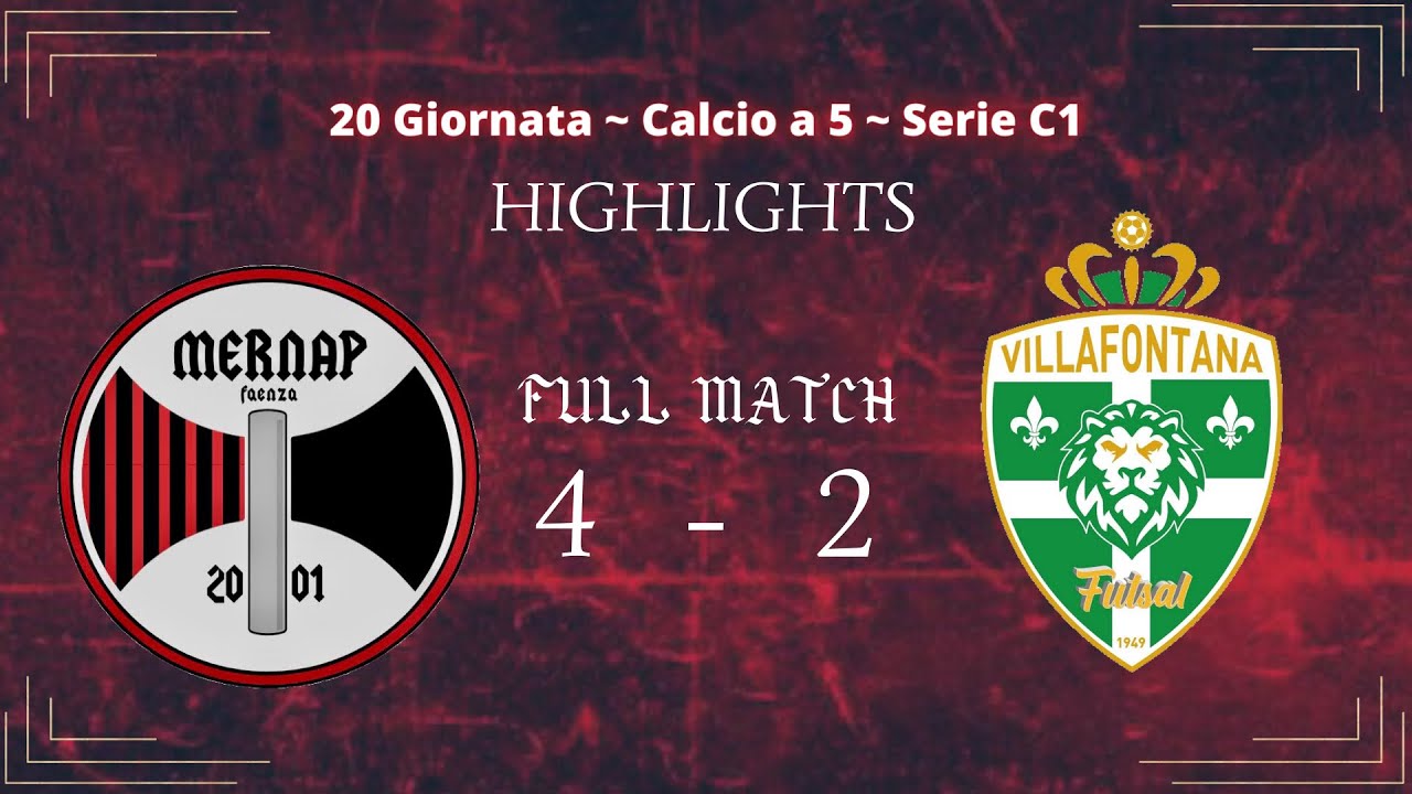 ⚜️ HIGHLIGHTS • Mernap Faenza Vs Villa Fontana • 4-2
