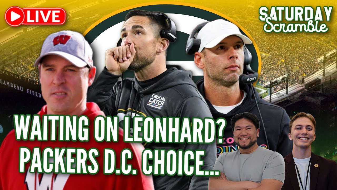 LIVE: Packers DC Search: Are They Waiting on Jim Leonard?🏈 + Giannis Drama & Freddy Peralta Trade