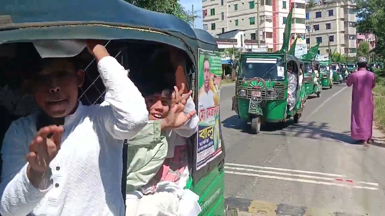 জুলুস,  দাদা হুজুর এর..  আশরাফাবাদ দরবার শরীফ থেকে 