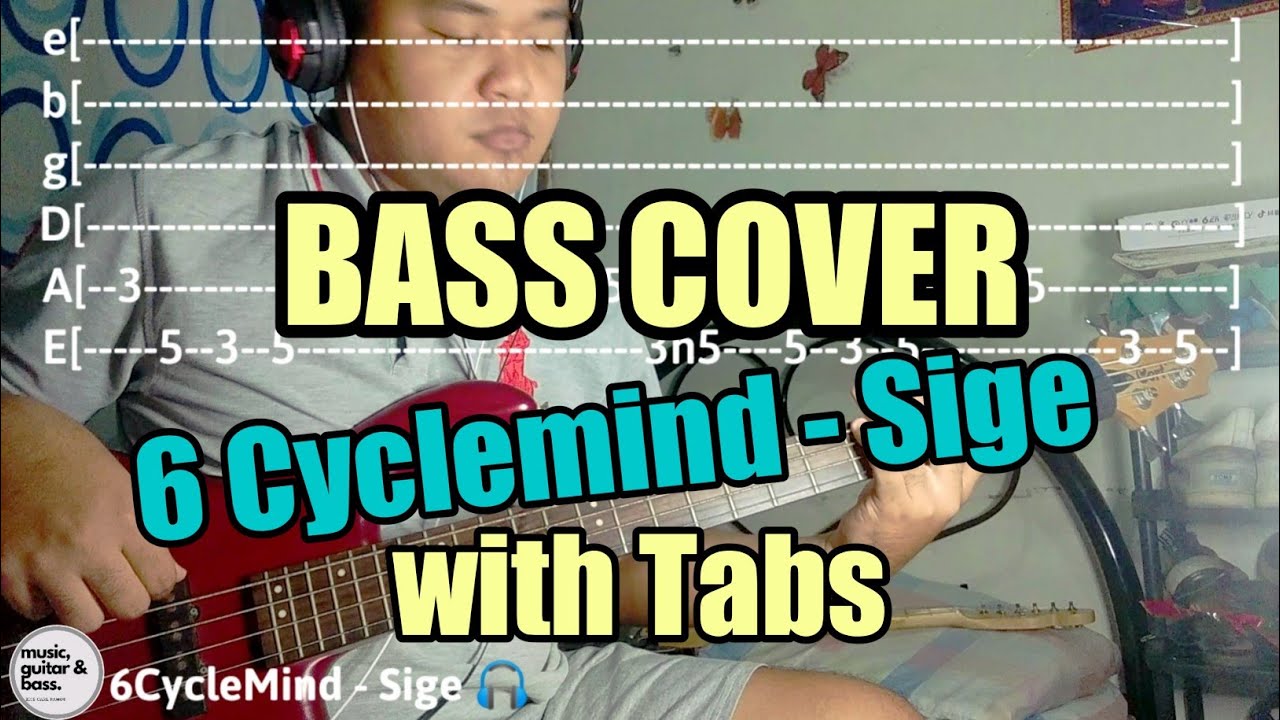 6 Cyclemind - Sige (Bass Cover) | with Bass tabs | Bass Cover