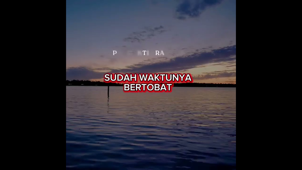 Sudah waktunya bertobat