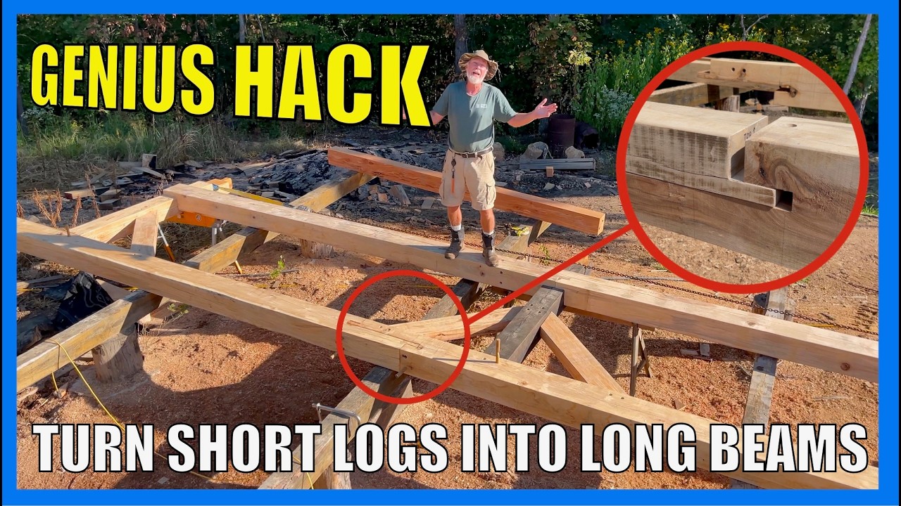 The Genius of Short Logs: Assembling a Timber Frame Roof Like a Pro