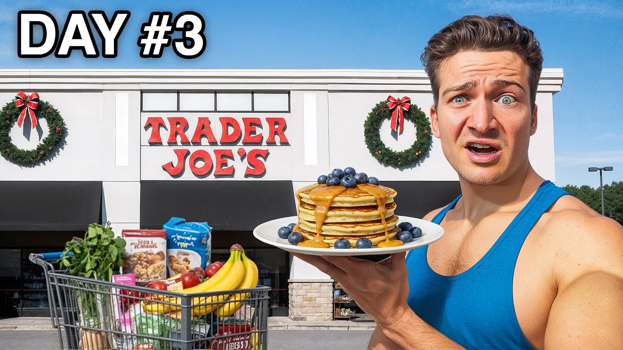 Я пытался нарастить мышечную массу, питаясь ТОЛЬКО Trader Joe's в течение 72 часов