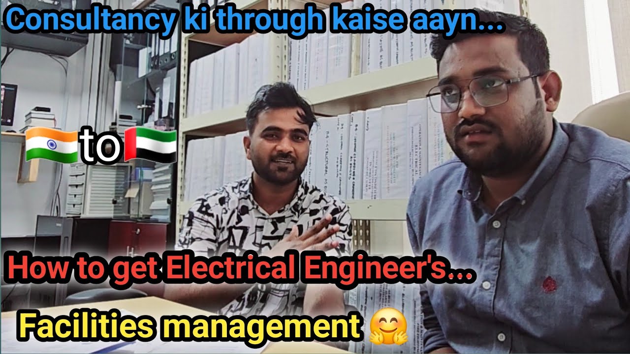 Electrical engineer/ How to get Electrical engineer job in dubai/ facilities management.
