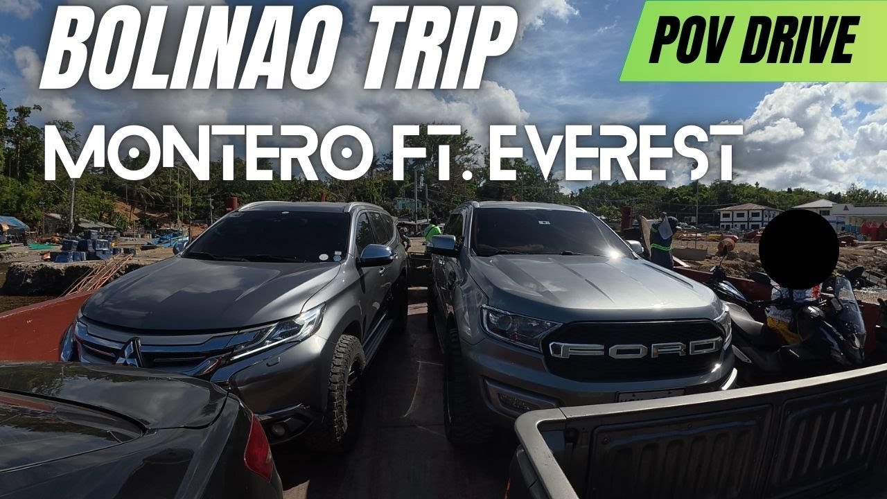 MONTERO SPORT MANUAL POV DRIVE | BOLINAO TRIP | FAMILY OUTING