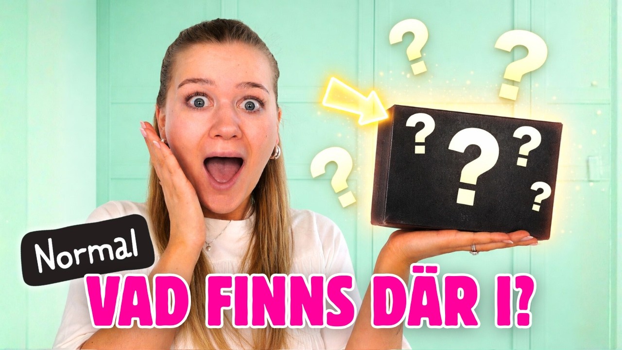 MYSTERY BOX från NORMAL bestämmer min sminkning!💄
