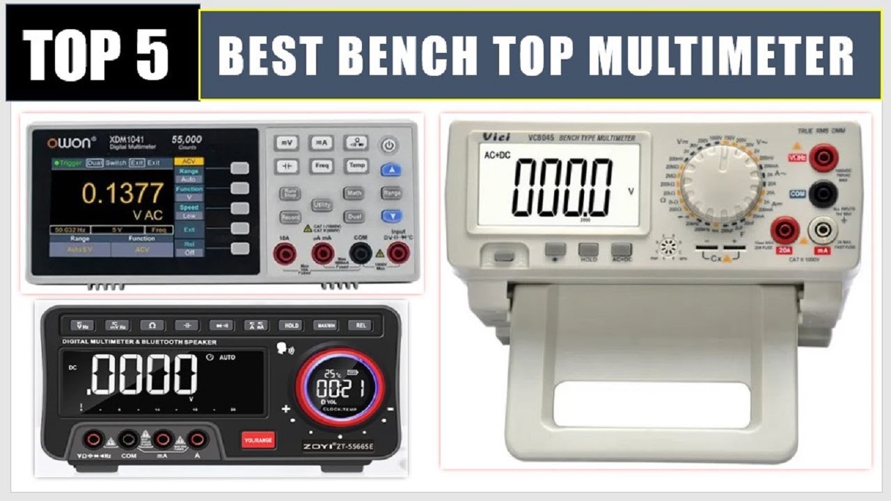 THE 5 Best Bench Top Multimeter In 2024!