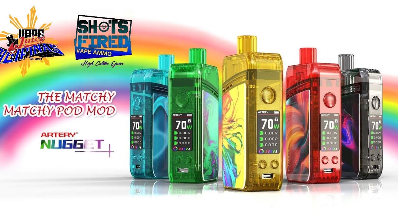 A SHOW N TELL VIDEO FOR ARTERY VAPOR's NUGGET PLUS, THE MATCHY MATCHY POD MOD!