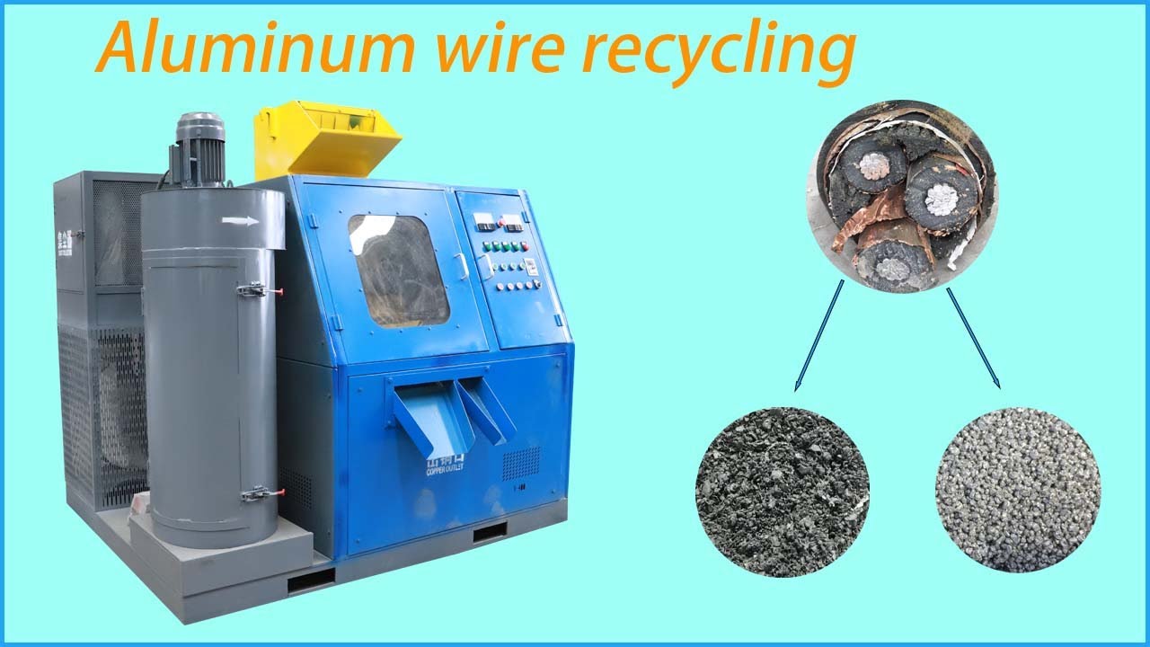 100kg/h Copper Cable granulator-Aluminum wire recycling