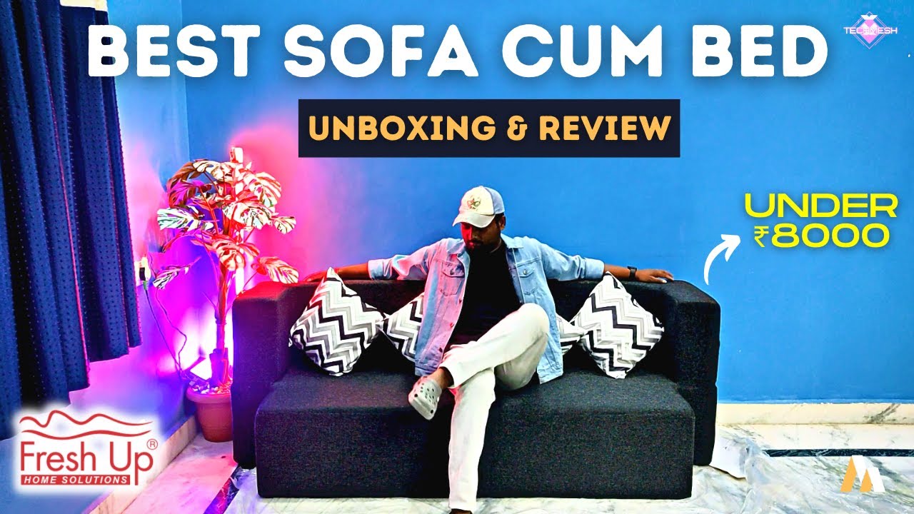 Best Sofa Cum Bed | Under ₹8000 ⚡| Unboxing & Review 🔥| FreshUp