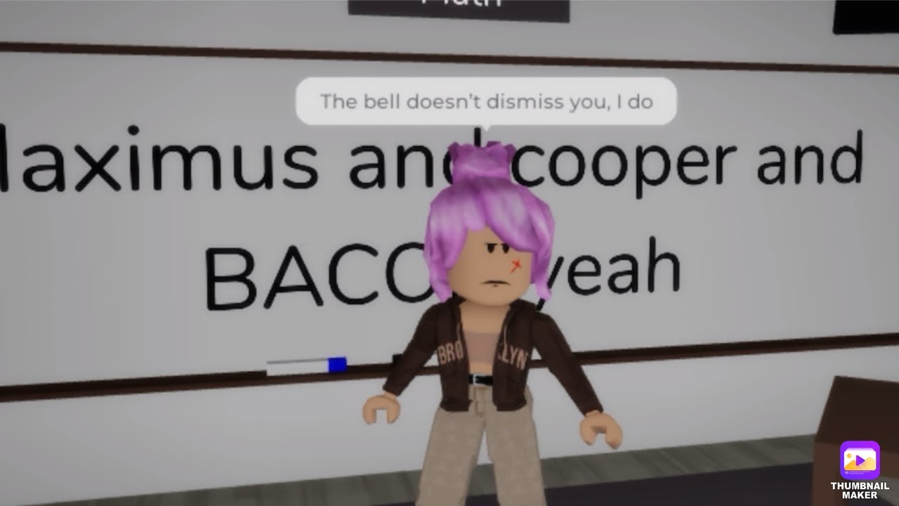POV: the teacher thinks she can dismiss students, not the bell