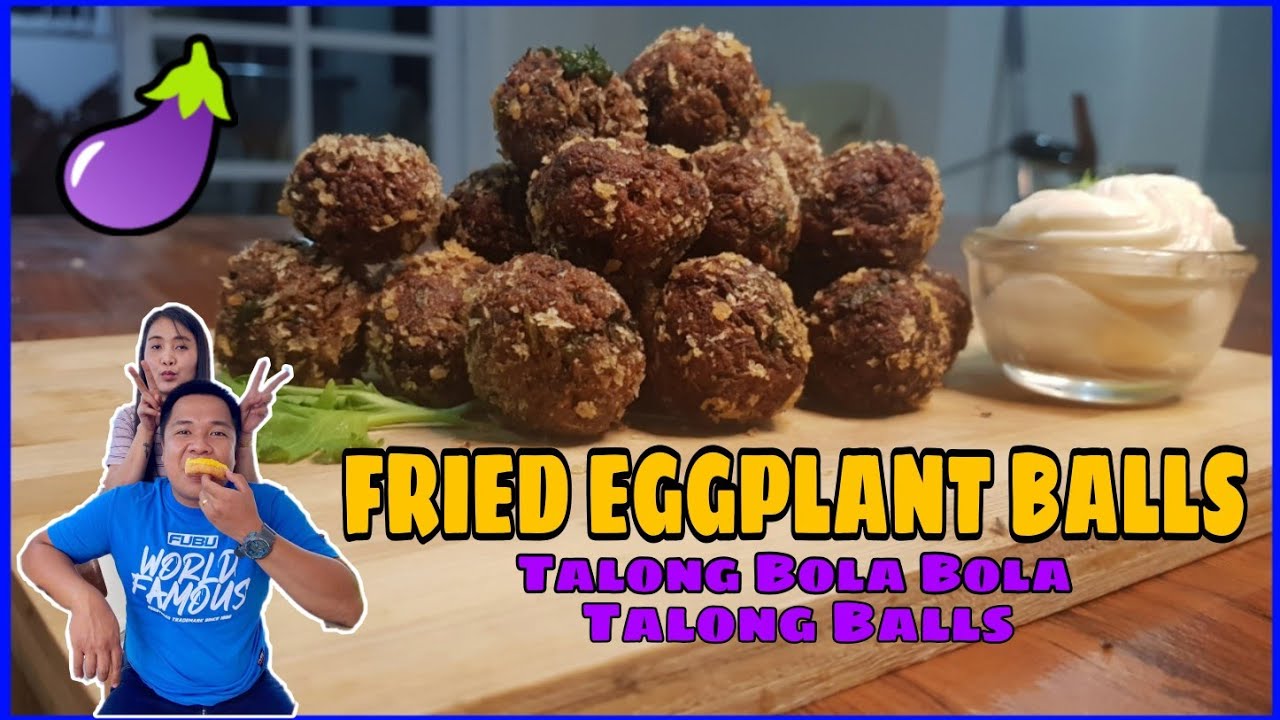 Fried Eggplant Balls | Talong Bola Bola | Talong Balls