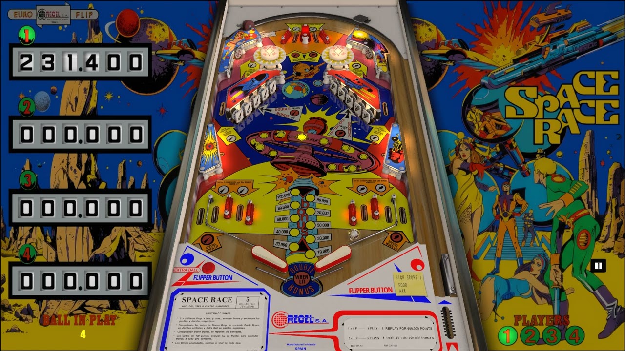 Space Race (Recel) Pinball VPX