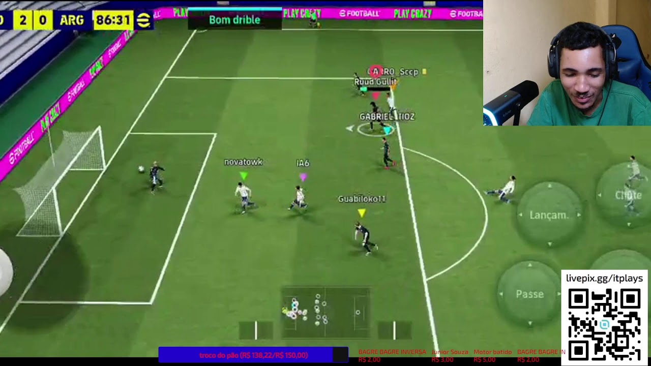 LIVE - EFOOTBAL COOP E X1 COM OS INSCRITOS!!!