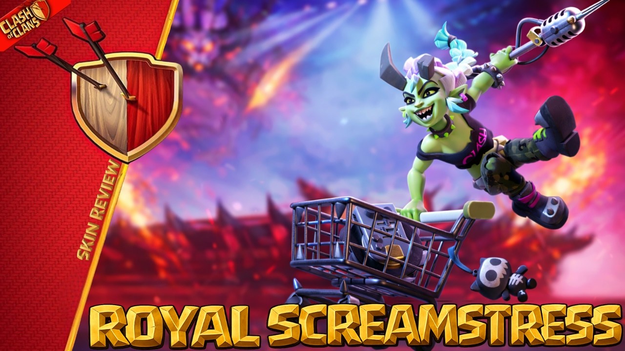 🔥 Royal Screamstress Skin Review | April 2026 | Clash of Clans 👑