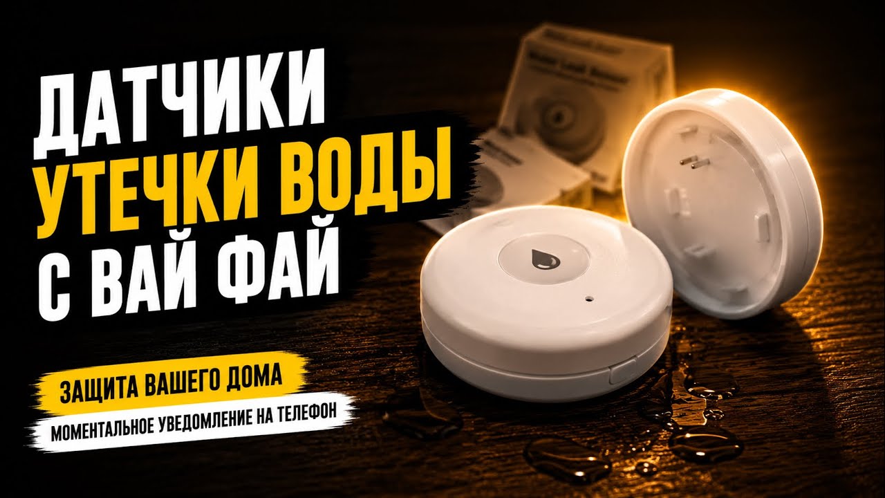 Датчики утечки воды с вай фай