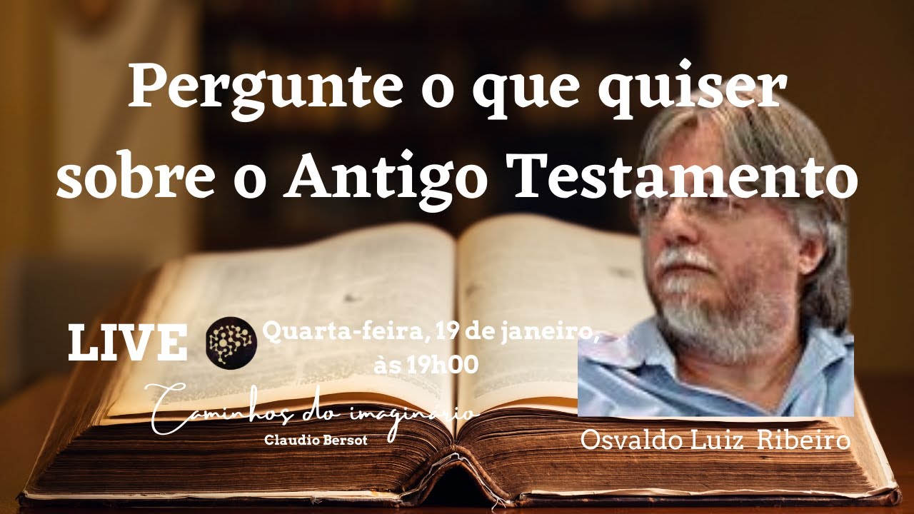 Pergunte o que quiser sobre o Antigo Testamento ao prof. Osvaldo Luiz Ribeiro