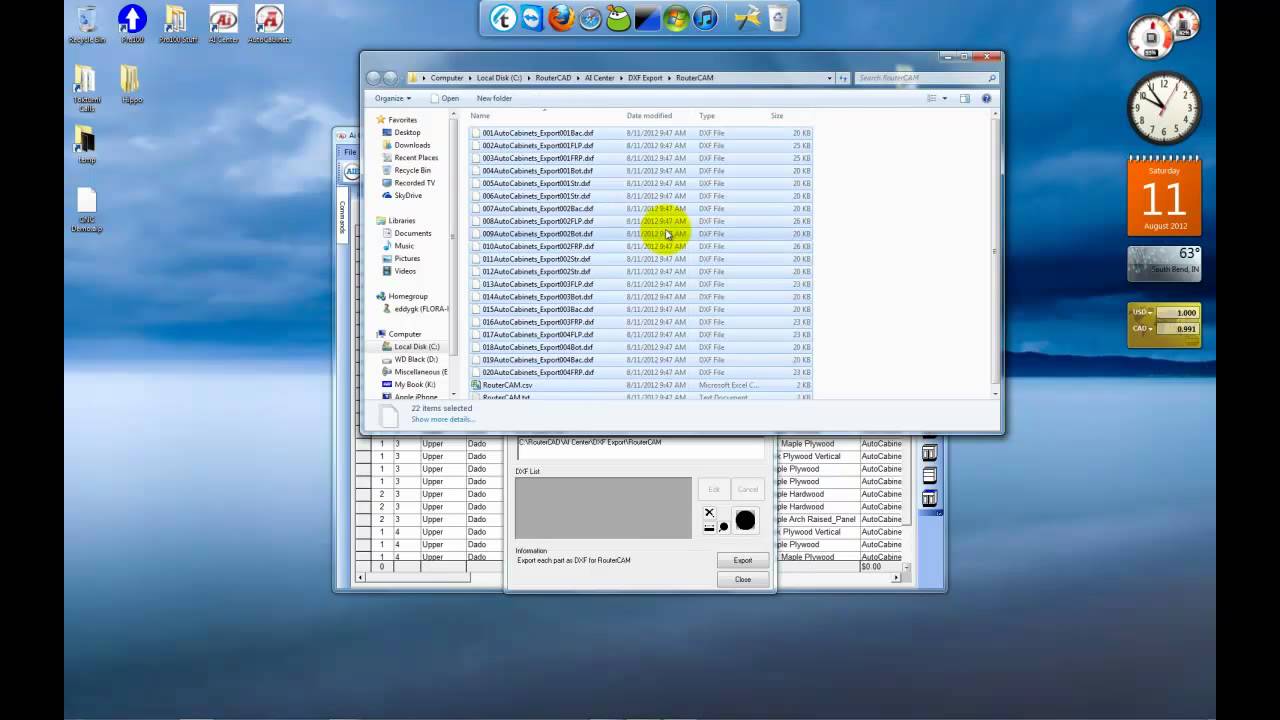 Pro100 software with CNC machine