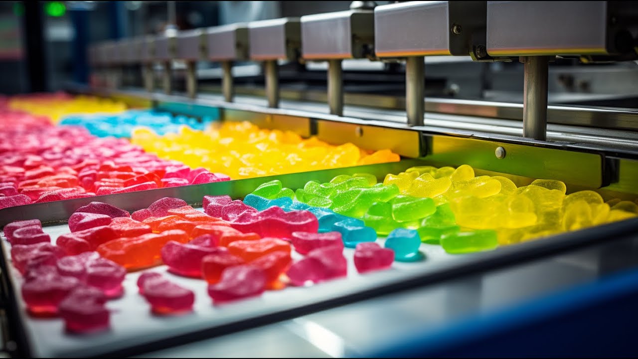 Food production Amazing Candy Making in Factory #foodproduction #foodnearme #food