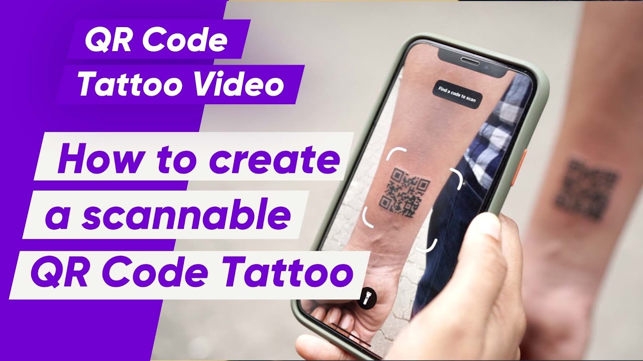 Татуировка с QR-кодом: простое 4-шаговое руководство по татуировке