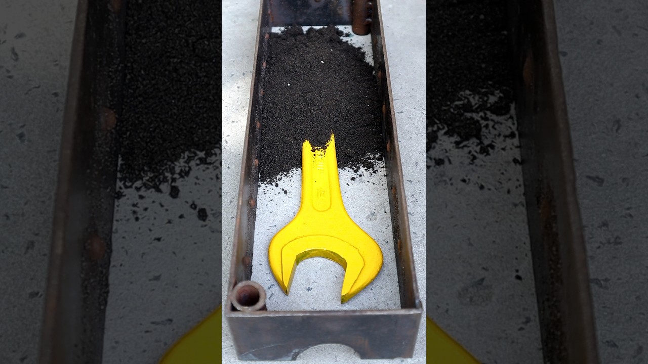 Casting M41 Wrench out of Copper Scrap