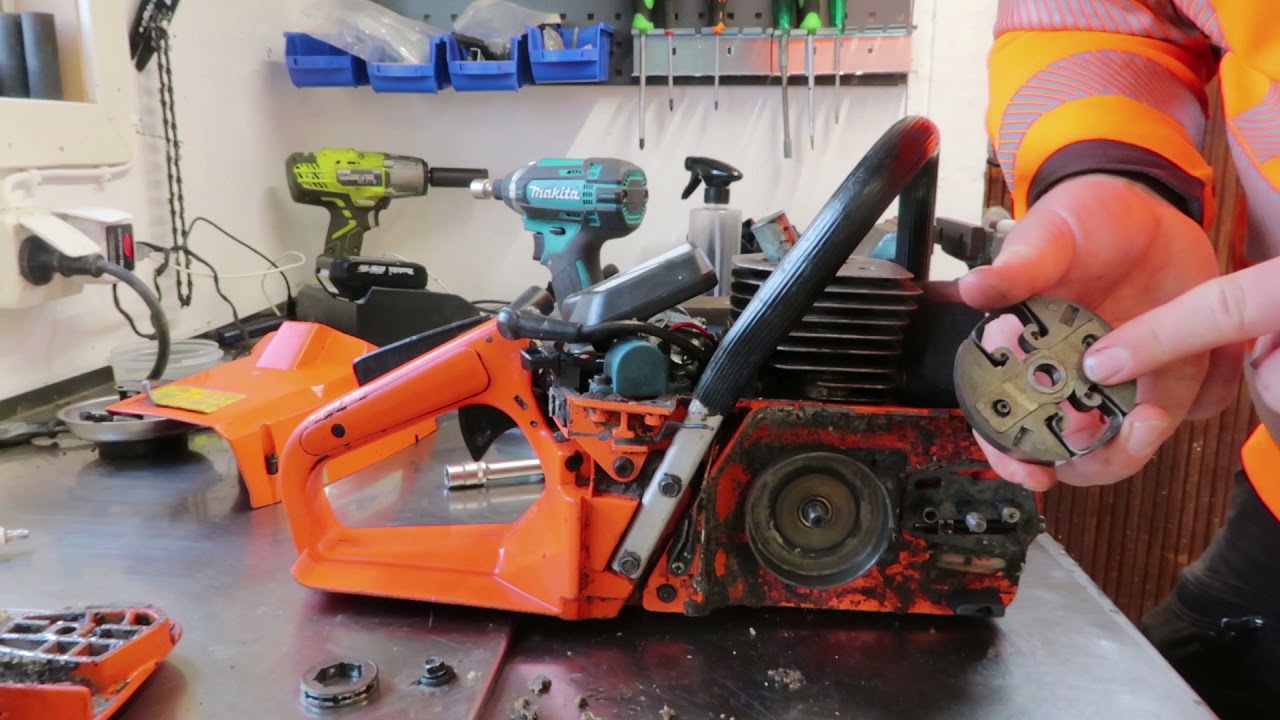 Byta kedjedrev motorsåg | Husqvarna m.fl.