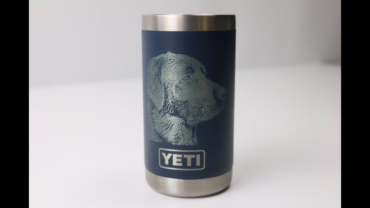 Использование роторного резака Trotec для изготовления кружки Yeti.