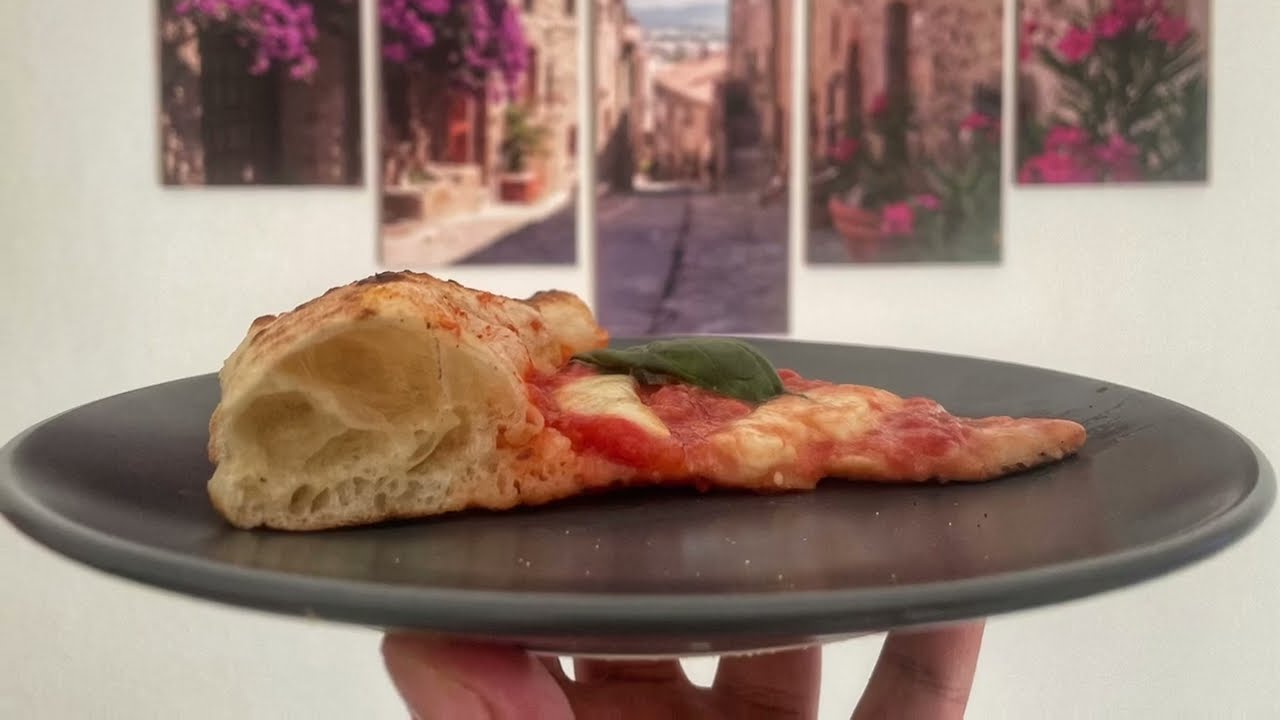 PIZZA FATTA IN CASA LIEVITAZIONE 24h FACILE PER TUTTI E COTTURA FORNO ARIETE DELIZIA 909