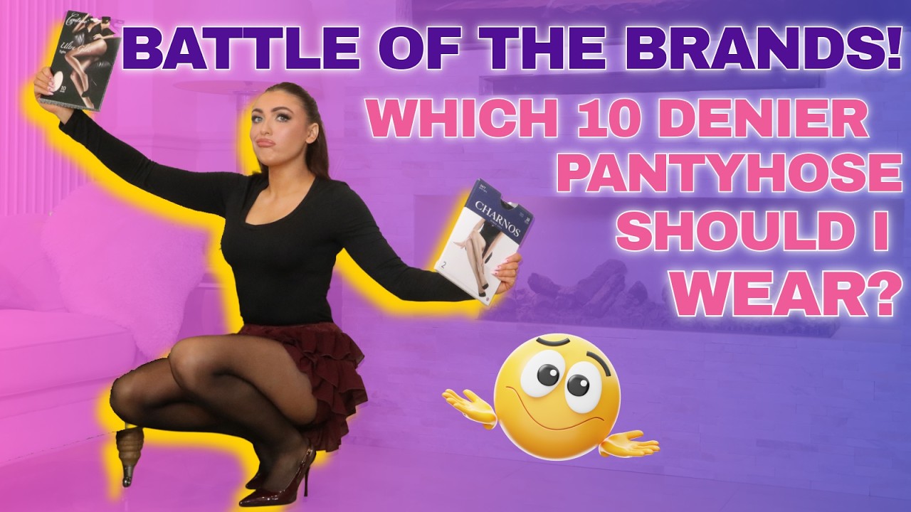 10 DENIER Pantyhose BATTLE 💥 Charnos vs Couture | Which Is ACTUALLY Better? 😱