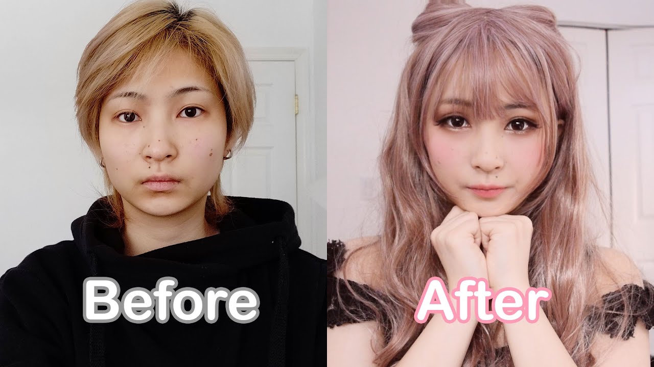 [ENG CC]给新手女装大佬的化妆教程 Makeup tutorial for when you cross dress as a cute girl for the first time