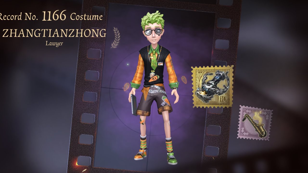 Identity V | I&rsquo;m Gonna Say It This is My Favorite Skin of This Crossover! Lawyer &ldquo;ZHANGTIANZHONG&rdquo;!