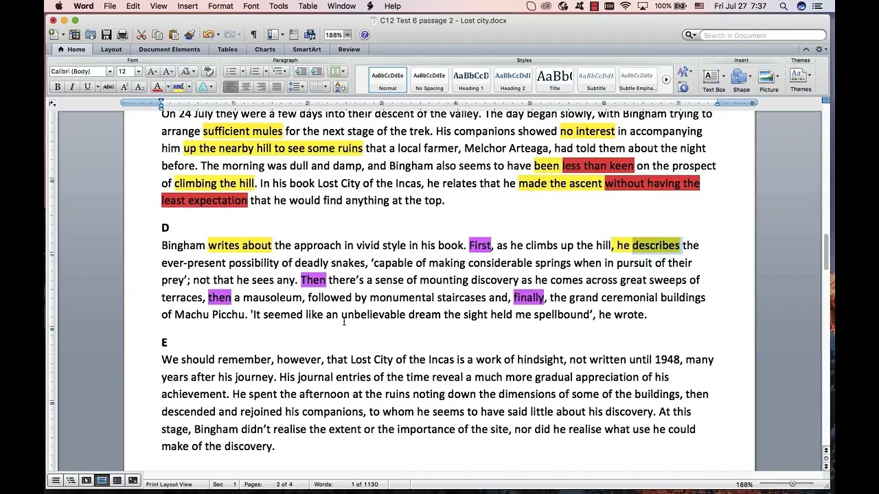 Cambridge IELTS 12, Test 2, Reading Passage 2   Lost City