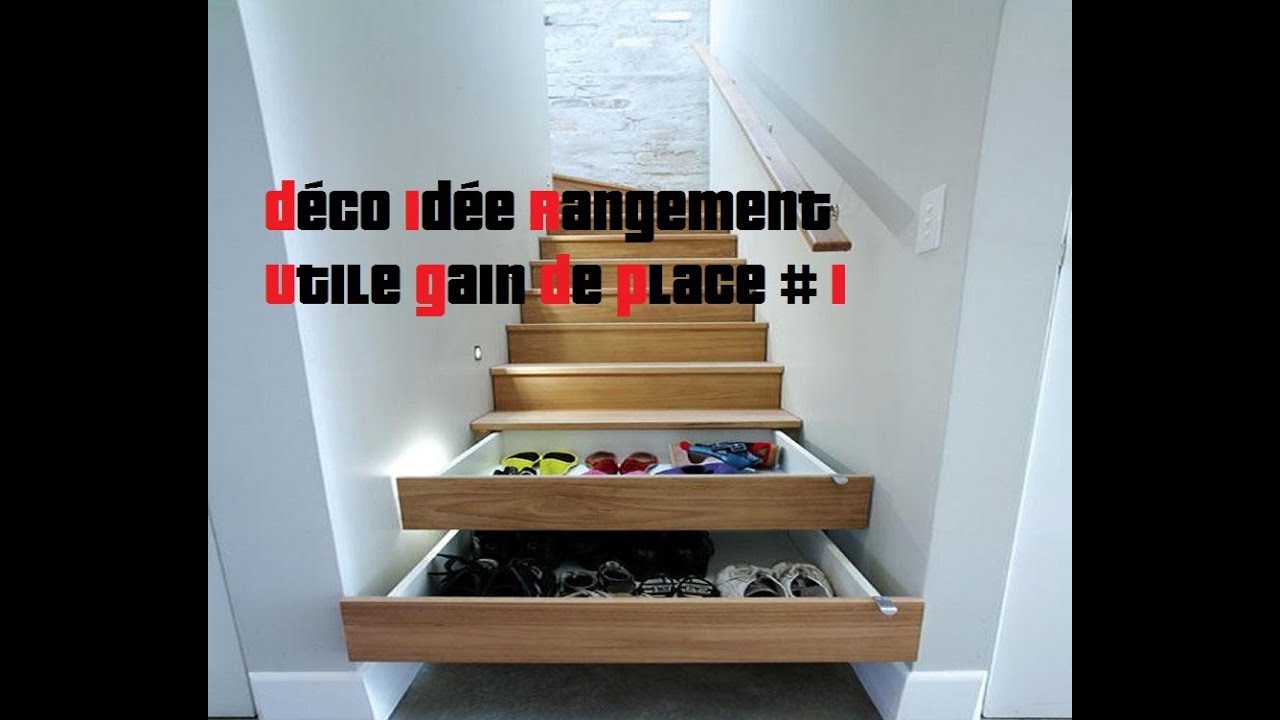 d&eacute;co id&eacute;e rangement utile gain de place astuce,  maison #1 !!