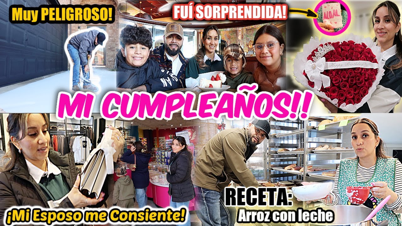 FUI SORPRENDIDA‼️🙊 | Celebramos Mi Cumpleaños🎊 ALFIN...Salimos después de  DIAS Encerrados🔐❄️