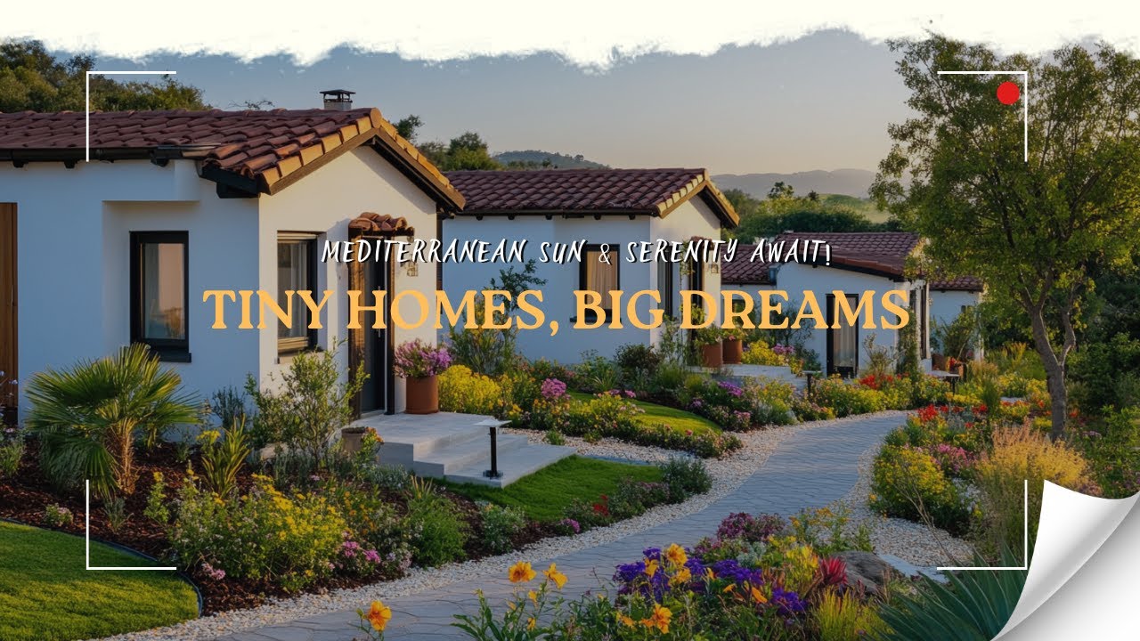 Tiny Homes, Big Dreams: Mediterranean Sun & Serenity Await!