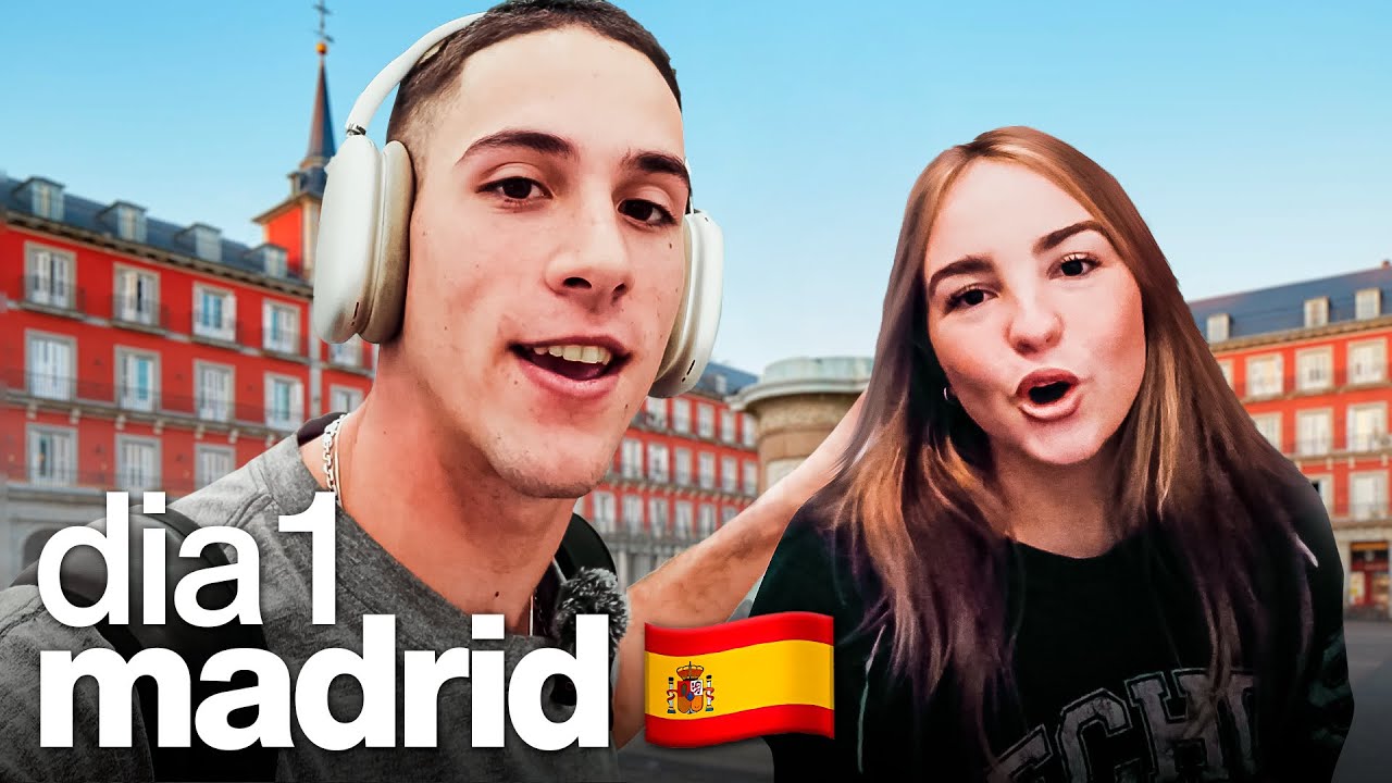 ¿UNA SOLA CAMA? 🇪🇸 | Vlog Madrid #1
