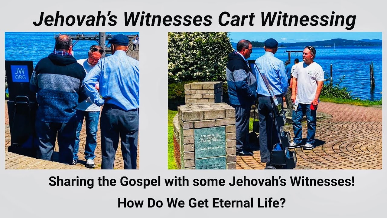 Talking to 2 Jehovah's Witnesses Elders! What is the Gospel to Be Saved? (Cart Crash)