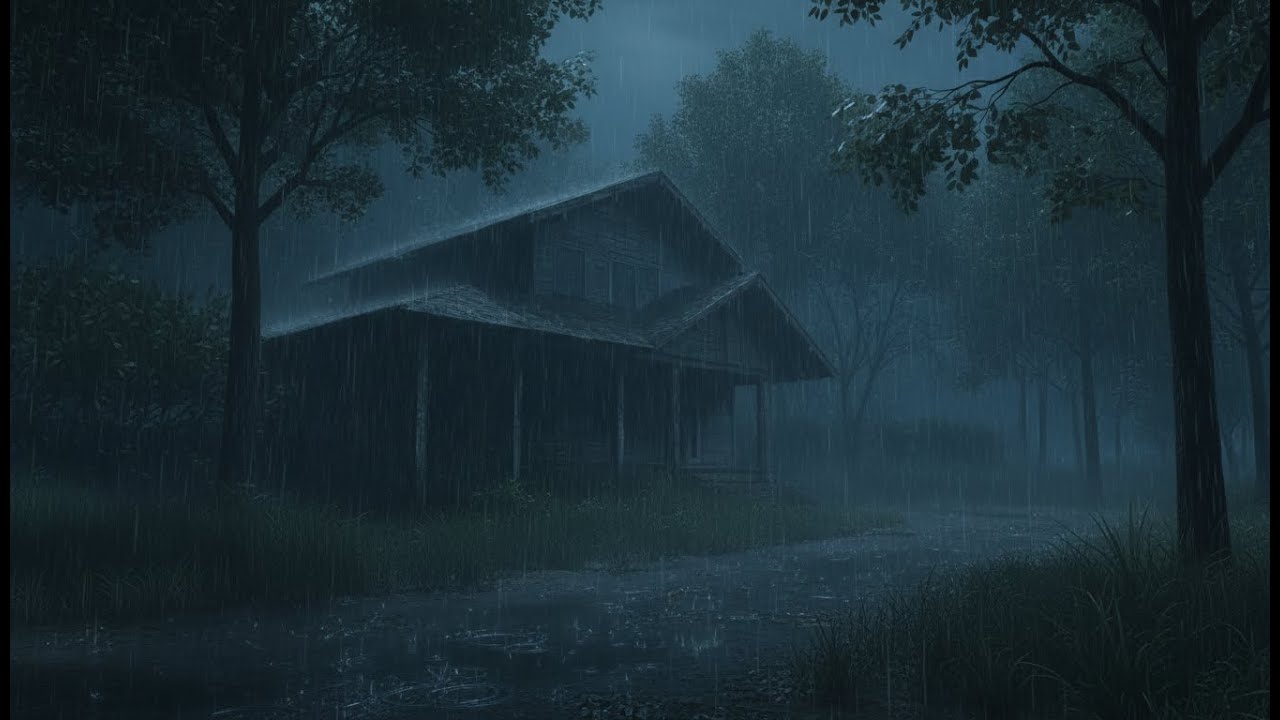 No Ads Peaceful Night Rain Sounds — Pure Rain Ambience to Relax Your Mind and Body Before Sleep