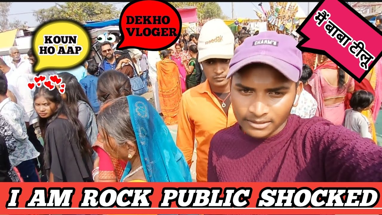 😱 I AM ROCK ! Public SHOCKED 😲 | Mela Vlogs || VloggerSachin ||
