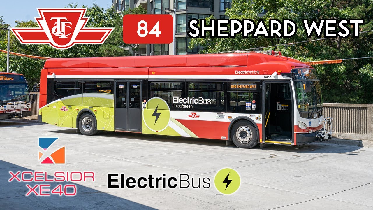TTC New Flyer XE40 6056 Electric Bus Ride