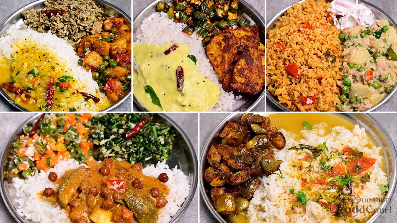 5 Days 5 Lunch Combo Recipes/ Simple & Tasty Lunch Recipes