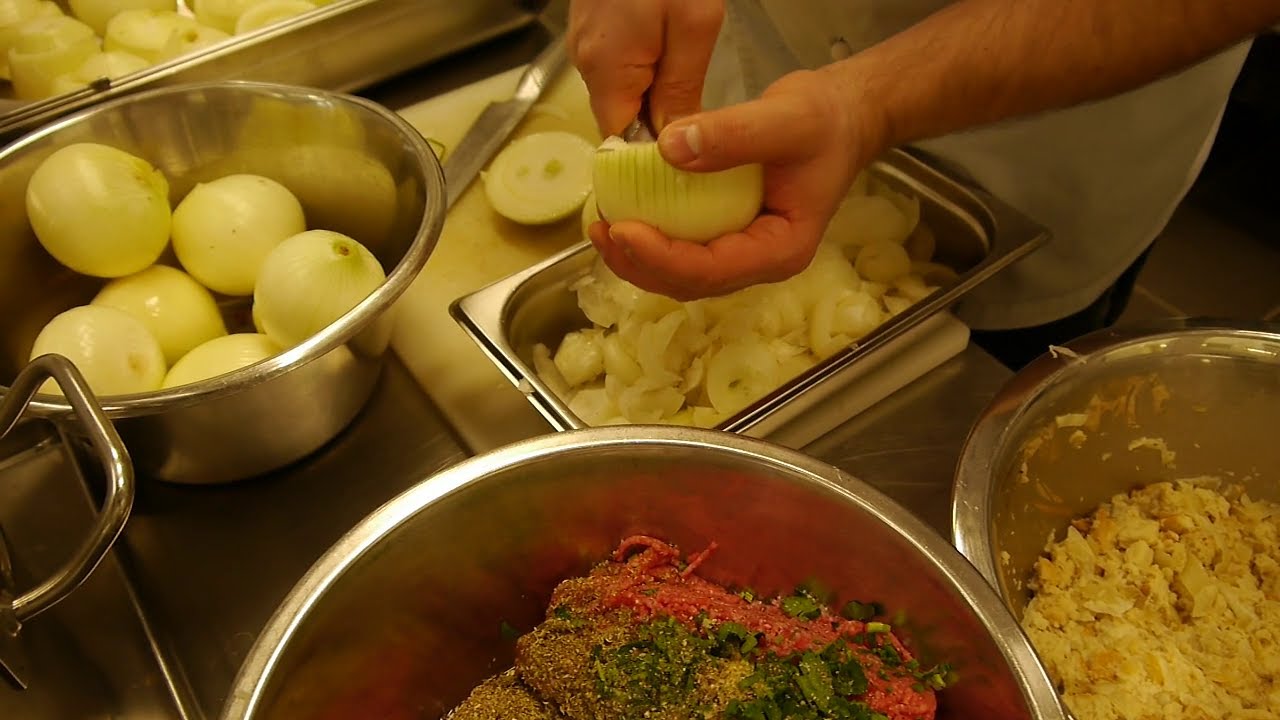 gefüllte Zwiebel